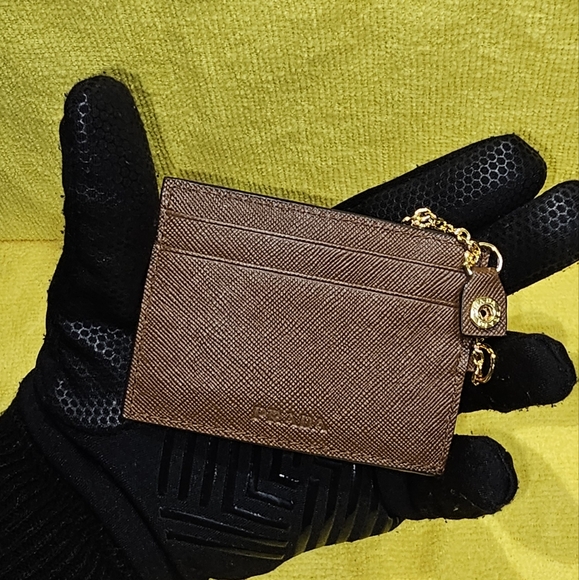 PRADA SAFFIANO CARD/ID WALLET - Picture 1 of 8
